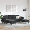Sofa do salonu 3 pcs Czarny