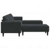 Sofa do salonu 3 pcs Czarny