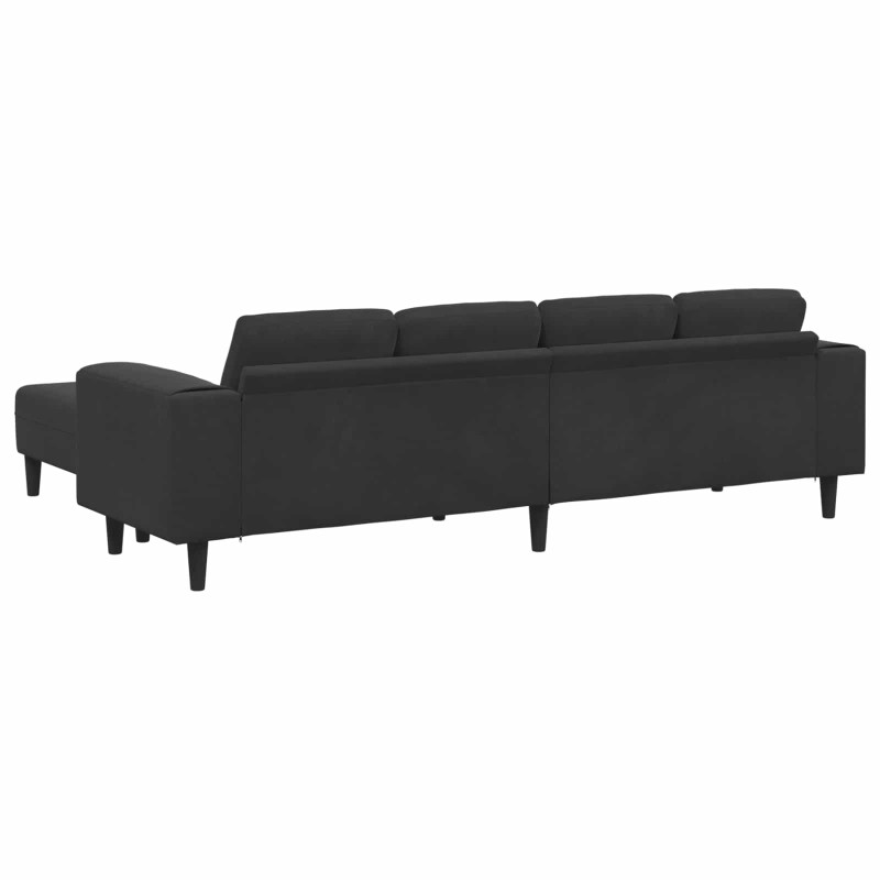 Sofa do salonu 3 pcs Czarny