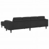 Sofa do salonu 3 pcs Czarny