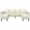 Sofa do salonu 3 pcs Kremowy
