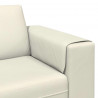 Sofa do salonu 3 pcs Kremowy