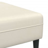 Sofa do salonu 3 pcs Kremowy
