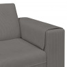 Sofa z poduszką Jasnoszary 250 x 188 x 76 cm Tkanina sztruksowa