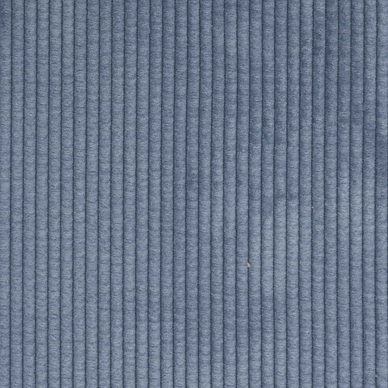 Sofa z poduszką Niebieski 250 x 188 x 76 cm Tkanina sztruksowa