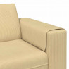 Sofa Szary zielony 250 x 188 x 76 cm Tkanina sztruksowa