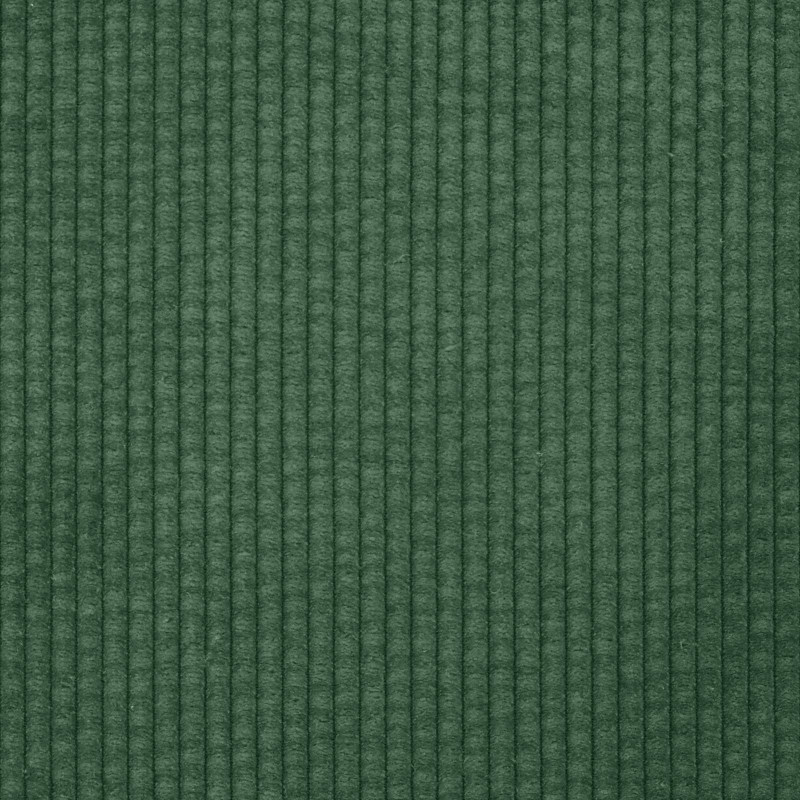Sofa Ciemna zieleń 250 x 188 x 76 cm Tkanina sztruksowa