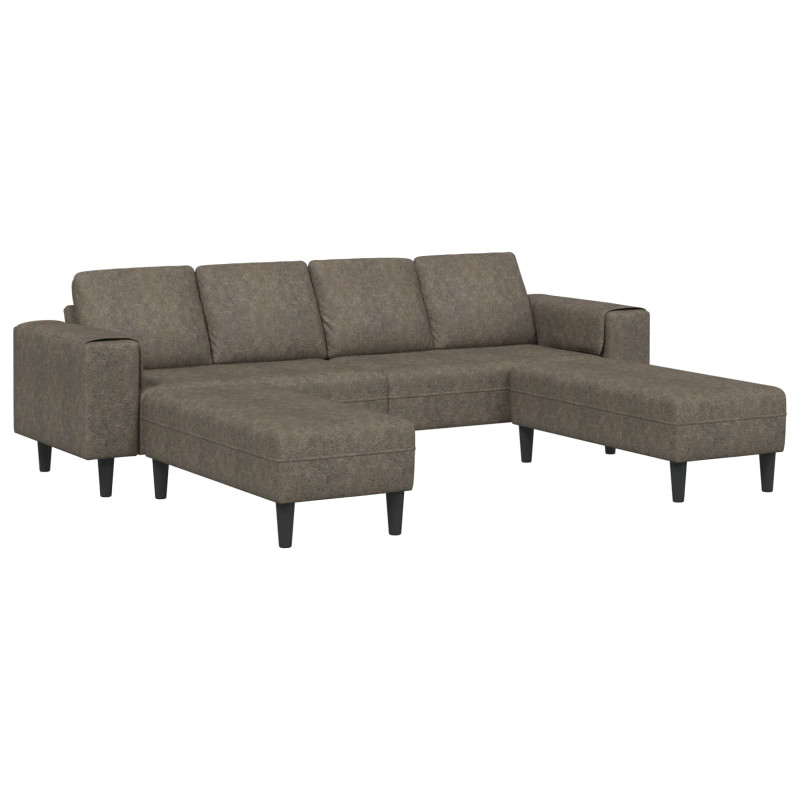 Sofa do salonu 3 pcs Ciemnoszary