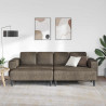Sofa do salonu 3 pcs Ciemnoszary