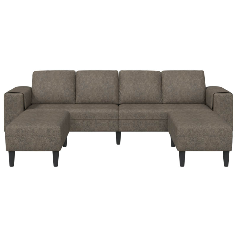 Sofa do salonu 3 pcs Ciemnoszary