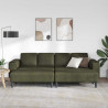 Sofa do salonu 3 pcs Zielony wojskowy