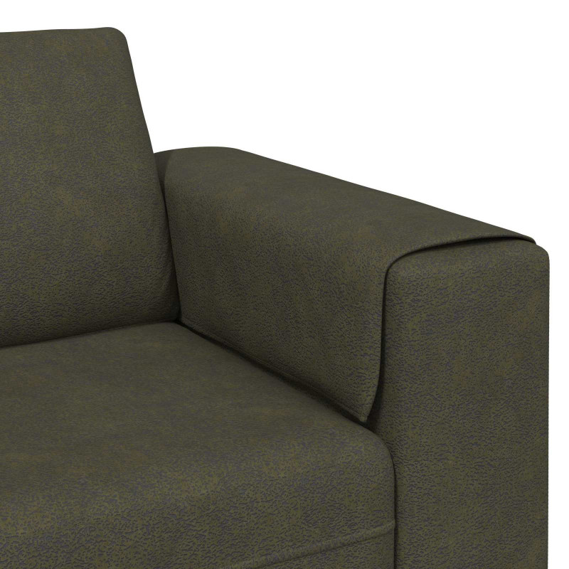 Sofa do salonu 3 pcs Zielony wojskowy