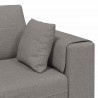 Sofa z poduszką Ciemnoszary 250 x 77 x 76 cm tkanina