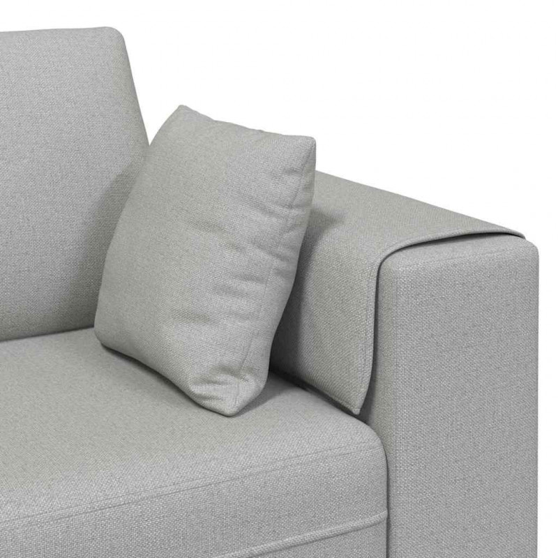 Sofa z poduszką Szary chmur 250 x 77 x 76 cm tkanina