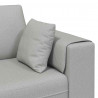 Sofa z poduszką Szary chmur 250 x 77 x 76 cm tkanina