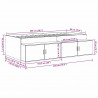Ramka łóżka Betonowy szary 90 x 200 cm Materiał drewnopochodny