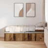 Ramka łóżka Stare drewno 80 x 200 cm Materiał drewnopochodny