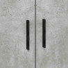 Ramka łóżka Betonowy szary 70 x 190 cm Materiał drewnopochodny