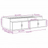 Ramka łóżka Betonowy szary 70 x 190 cm Materiał drewnopochodny