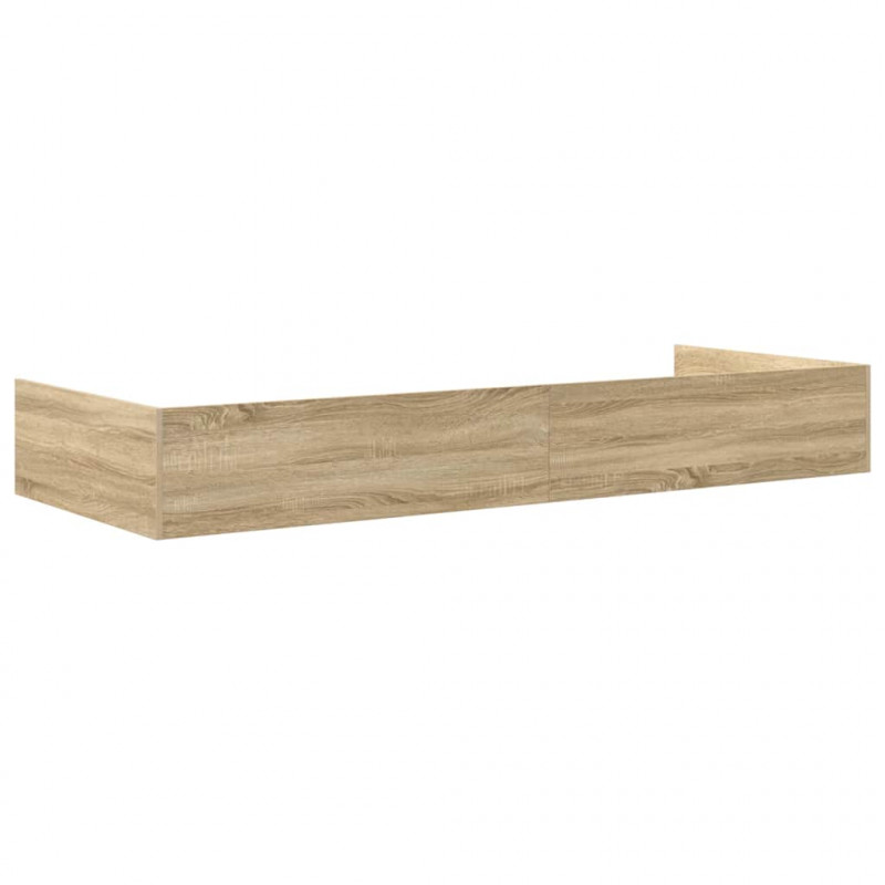 Ramka łóżka Dąb Sonoma 80 x 200 cm Materiał drewnopochodny
