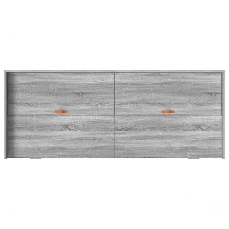 Ramka łóżka Szary Sonoma 80 x 200 cm Materiał drewnopochodny