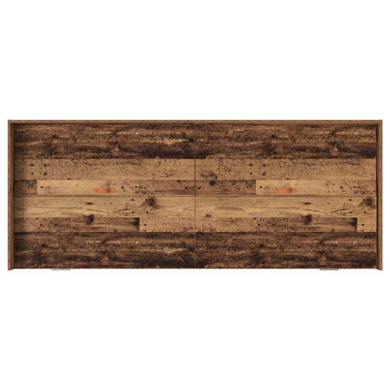 Ramka łóżka Stare drewno 80 x 200 cm Materiał drewnopochodny