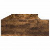 Ramka łóżka Dąb wędzony 75 x 190 cm Materiał drewnopochodny