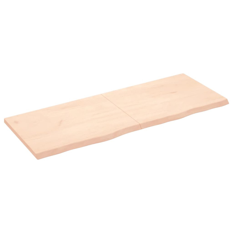 Blat stołu, 160x60x(2-4) cm, surowe drewno dębowe