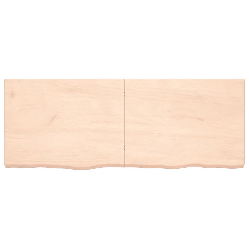 Blat stołu, 160x60x(2-4) cm, surowe drewno dębowe