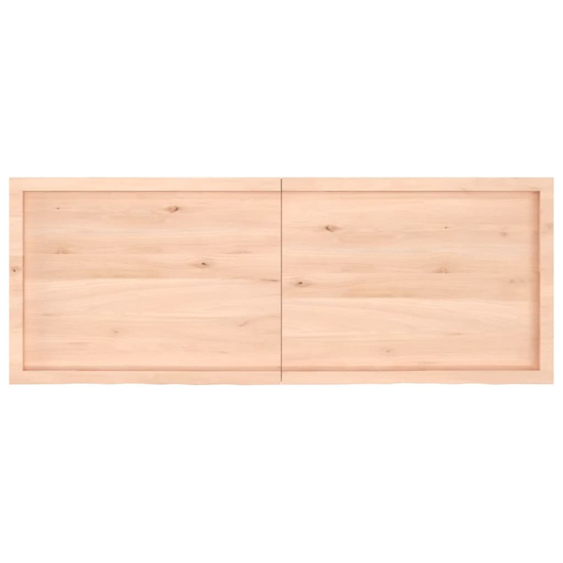 Blat stołu, 160x60x(2-4) cm, surowe drewno dębowe