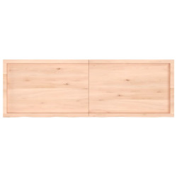 Blat stołu, 180x60x(2-4)cm, surowe lite drewno dębowe