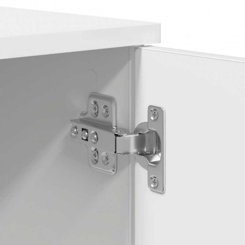 Rama łóżka z miejscem na przechowywanie Biały 80 cm