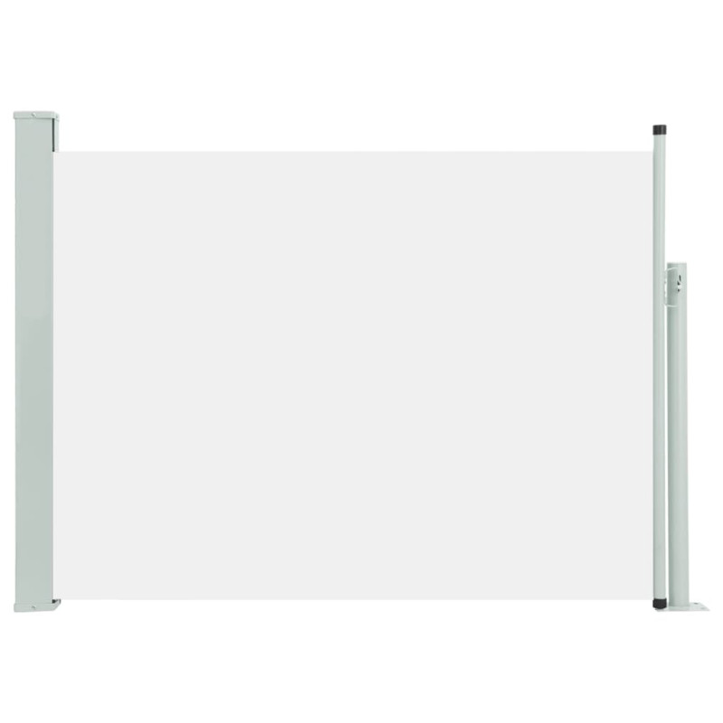 Wysuwana markiza boczna na taras, 120 x 500 cm, kremowa