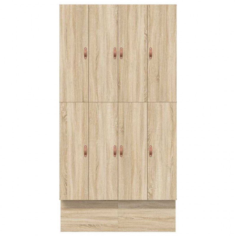Rama łóżka z miejscem na przechowywanie Dąb Sonoma 120 cm