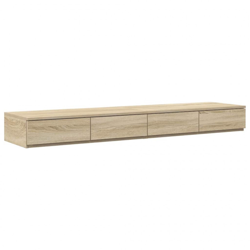 Rama łóżka z miejscem na przechowywanie Dąb Sonoma 160 cm