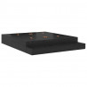 Rama łóżka z miejscem na przechowywanie Czarny Dąb 180 cm