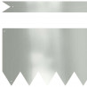 Krawężnik do trawnika 50 pcs Srebrny 100 x 0.05 x 20 cm