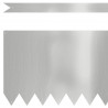 Krawężnik do trawnika 30 pcs Srebrny 100 x 0.05 x 20 cm