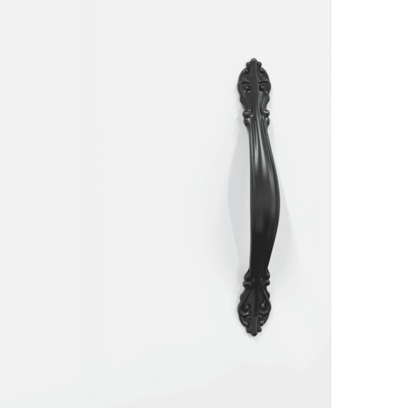 Witrynka biała połysk 69,5x34x180 cm materiał drewnopochodny