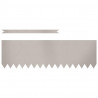 Krawężnik do trawnika 50 pcs Brązowy 100 x 0.05 x 20 cm