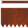 Krawężnik do trawnika 50 pcs Brązowy 100 x 0.05 x 20 cm