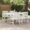 Krzesło Ogrodowe 4 pcs Biały 65.5 x 59 x 88 cm Polietylen