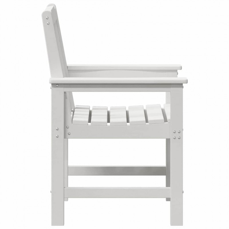 Krzesło Ogrodowe 6 pcs Biały 65.5 x 59 x 88 cm Polietylen