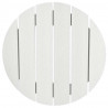 Zestaw barowy w ogrodzie 3 pcs Biały HDPE