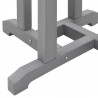 Zestaw barowy w ogrodzie 3 pcs Jasnoszary HDPE