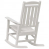 Fotel bujany 2 pcs Biały 92 x 70 x 108 cm Polietylen