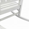 Fotel bujany 2 pcs Biały 92 x 70 x 108 cm Polietylen
