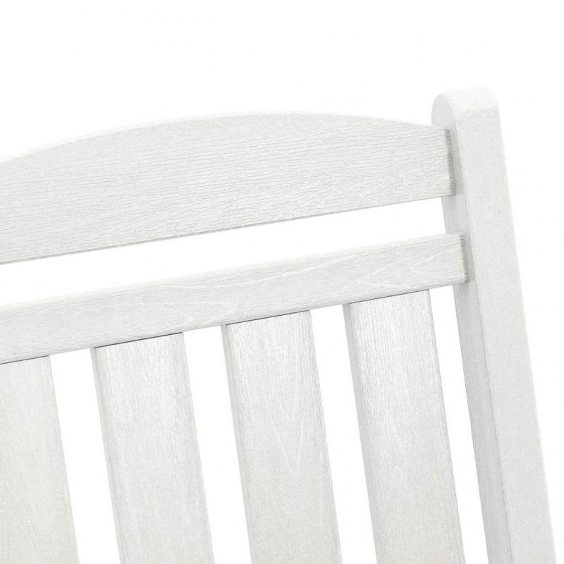 Fotel bujany 2 pcs Biały 92 x 70 x 108 cm Polietylen
