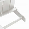 Krzesło Ogrodowe 2 pcs Biały 80.5 x 74.5 x 92 cm Polietylen