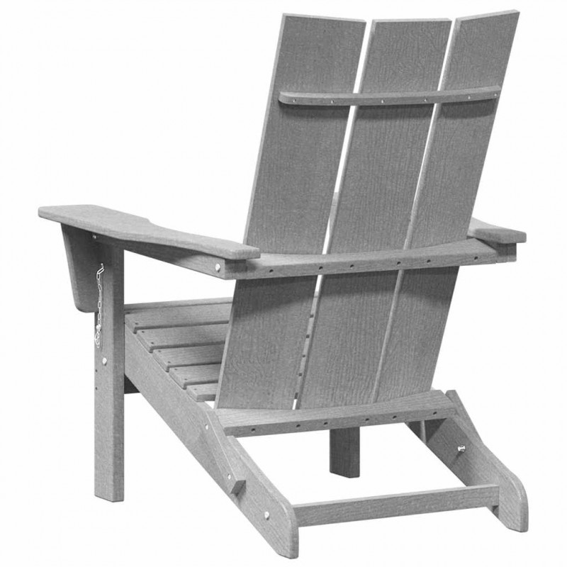 Krzesło Ogrodowe 2 pcs Jasnoszary 80.5 x 74.5 x 92 cm
